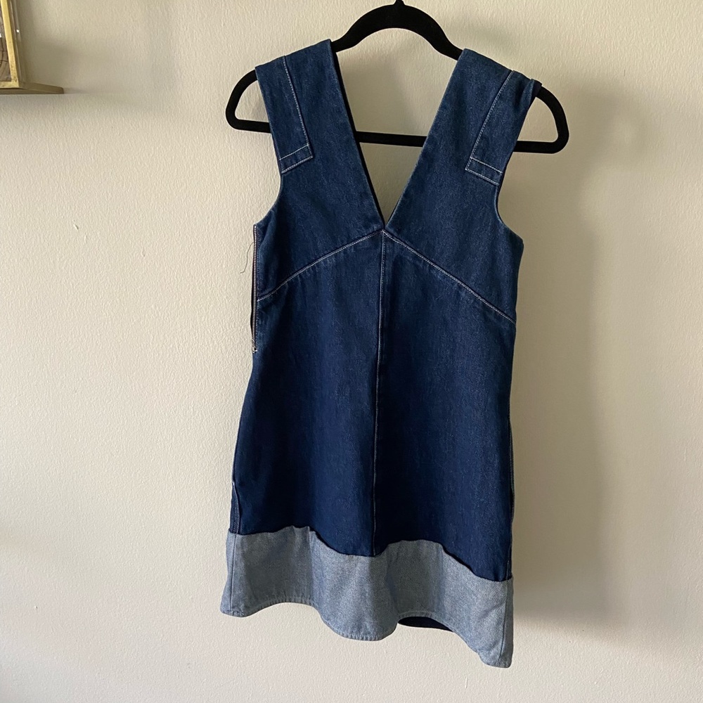A-line denim dress